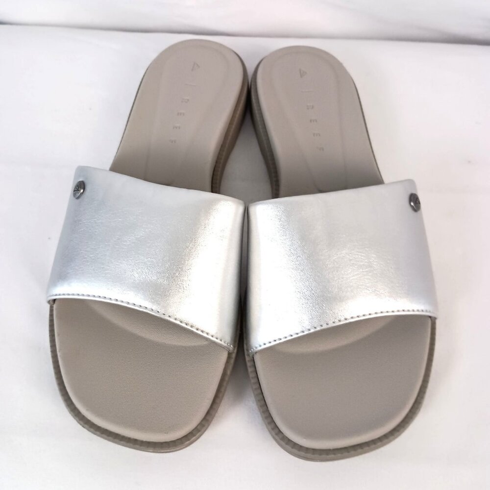 Reef Sunny Arrianah Slide Sandals Silver Womens 10 Comfort - Picture 8 of 12